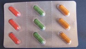 пластина с капсулами