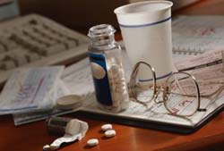 таблетки и очки