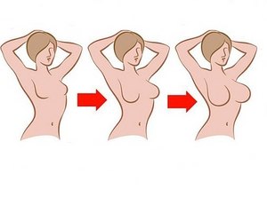 увеличение молочной железы