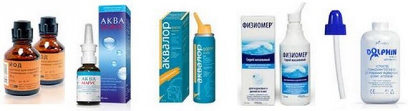 Лекарственные средства которые используются для промывания носа в домашних условиях